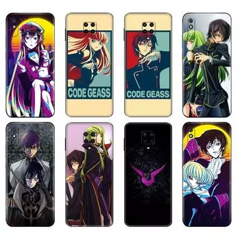 Черный чехол из ТПУ для Xiaomi Redmi 7A 8 8A 9 9A 9C чехол Redmi Note 8T 8 Pro T Note 9 9S 9 Pro чехол японского аниме Code Geass Xiaomi Redmi 7A