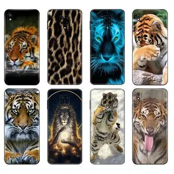 Черный чехол из ТПУ для Xiaomi Redmi 7A 8 8A 9 9A 9C, чехол Redmi Note 8T 8 Pro T Note 9 9S 9 Pro, чехол Fashion Tiger Leopard Lion Xiaomi Redmi 7A