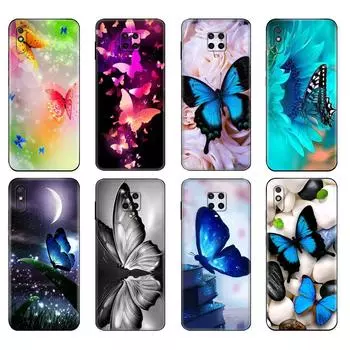 Черный чехол из ТПУ для Xiaomi Redmi 7A 8 8A 9 9A 9C, чехол Redmi Note 8T 8 Pro T Note 9 9S 9 Pro, чехол Fantasy Colorful Butterfly Xiaomi Redmi 7A