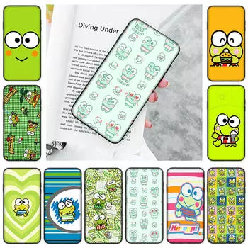 Черный чехол JZ9 Keroppi для OPPO Reno 8 6 5 4 Pro Plus Find X3 A17 A3 A31 A38 A40 A53 A54 A55 A74 A76 A78 A77 A80 A94 A95 A96 Lite OPPO A12E олений