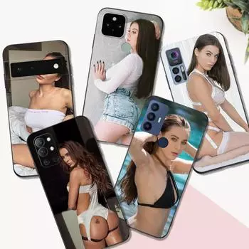 Черный чехол TPU для oneplus 8 pro 8t 9 9R Nord 2 ce N10 N100 N200 4G 5G Lana Rhoades Sexy Girl Nord N200 5G