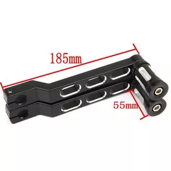 Черный ЧПУ Задний Рычаг Переключения Передач Подножки для Road King Street Electra Tour Glide