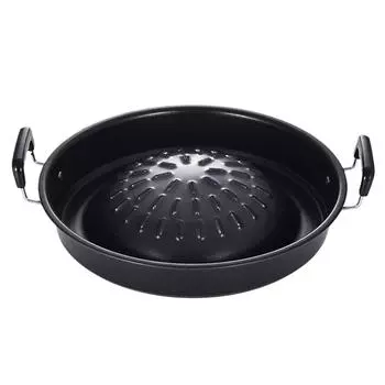 Черный Для Палки Для Двойного Наслаждения Гриль-Плита Для Барбекю Ручка Для Уличного Гриля Барбекю 30cm