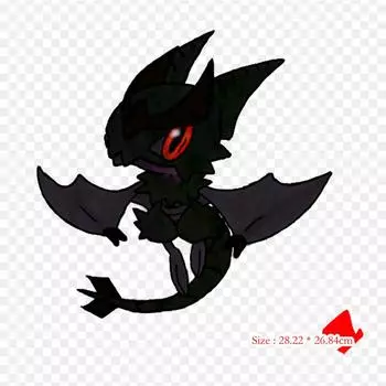 Черный дракон Змей Беззубик Подземелья Драконы Утюг на теплопередаче Печать Виниловые нашивки Наклейка для одежды DIY Аппликации Моющиеся нашивки