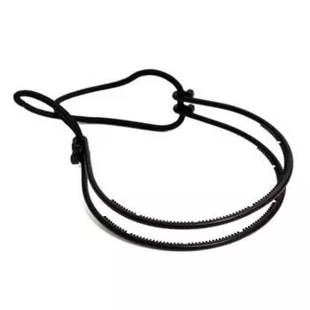 Черный двойной эластичный обруч для волос, модная регулируемая повязка для волос, женская повязка на голову для девочек чёрный