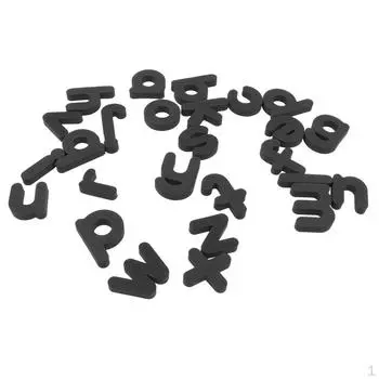 Черный EVA ic Алфавит/Буквы Наклейки на холодильник и машину Детские развивающие игрушки Аксессуары –26 шт.