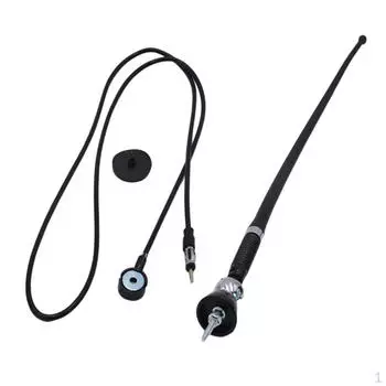 Черный FM AM s удлинительный кабель для автомобильной крыши с вращением на 180 градусов