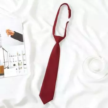 Черный галстук женский ретро шелковистый узкий галстук в японском стиле школьная форма студенческий галстук-бабочка красный