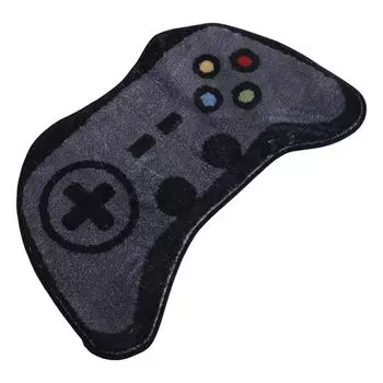 Черный геймпад коврик для ванной мягкий впитывающий противоскользящий коврик для спальни или пола уютный из искусственного кашемира противоскользящий моющийся коврик