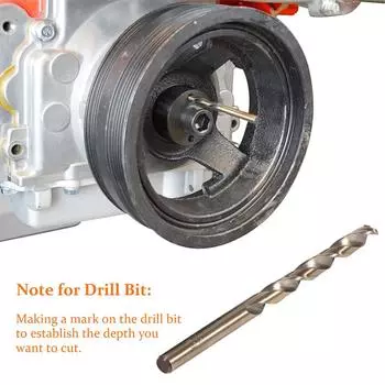 Черный инструмент для фиксации сверла из прочной стали для универсальных надежных и долговечных наборов шатунных пальцев CN