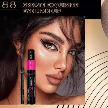 Черный карандаш для глаз, подводка для глаз, пенал, не размазывается, густая завивка, макияж глаз, цветной макияж чёрный