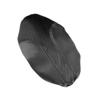 Черный + карбоновый кожаный сращивание автомобильных аксессуаров, крышка центральной консоли, подлокотник, накладка для Nissan X-Trail Rogue 2014