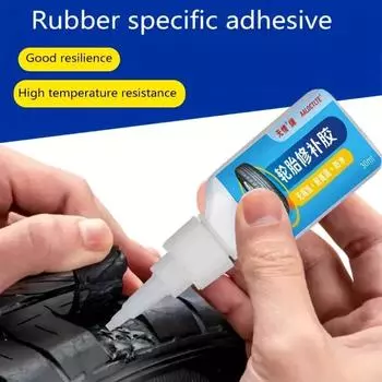 Черный клей для автомобильных резиновых шин, специальная мягкая резина, боковые царапины, твердые раны, внешняя трещина, липкое железо и пластик, высокая температура