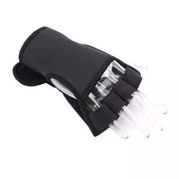 Черный Код Реабилитация Вспомогательный Клей Перчатки Фиксированное Оборудование Для Тренировки Пальцев Рук One size