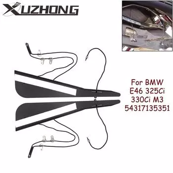 Черный комплект для ремонта стоек крыши кабриолета ABS для BMW E46 325Ci 330Ci M3, инструменты для ремонта автомобиля, комплект для ремонта верхней C-образной стойки 54317135351 чёрный