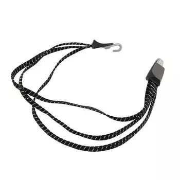 Черный крючок для фиксированной ленты 68 см эластичный шнур бандаж ремень для велосипедного багажа веревка для укладки чёрный