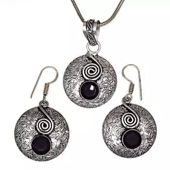 Черный кулон на позвоночнике с драгоценными камнями, ювелирные изделия ручной работы ко Дню святого Валентина, золото