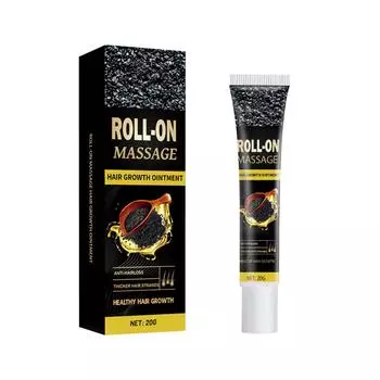 Черный кунжутный крем для массажа волос Растительный питательный массажный крем для ухода за волосами чёрный