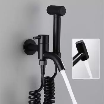 Черный латунный смеситель для душа для ванной комнаты, смеситель для ванны, холодный кран с ручным душем, настенный черный душевой набор для ванной комнаты