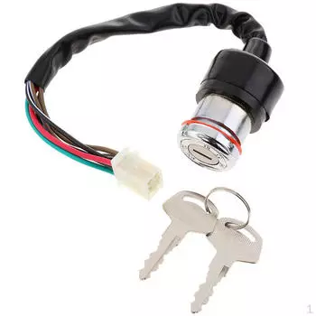 Черный металлический электрический выключатель Iition Key Switch для 125