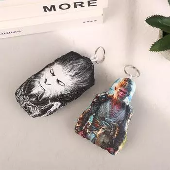 Черный миф Укун голос плюшевый брелок милый мультфильм кукла аксессуары подарки на день рождения школьная сумка украшения для девочек