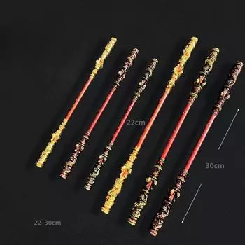 Черный Миф Укун игровая фигурка, прямое попадание, судьба, золотой обруч, 30 см, цельнометаллическое украшение ручной работы 22cm