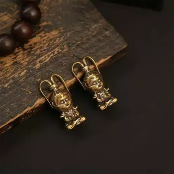 Черный Миф Укун Игровой Периферийный Брелок Ретро Золотая Латунь Стереоскопический HD Школьная Сумка Багаж Автомобильный Подвесной Украшение A8