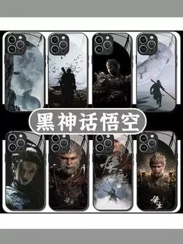Черный Миф Укун мобильный телефон чехол Apple 15 Huawei mate60 Sun Wukong iPhone14promax Путешествие на Запад vi iPhone 15