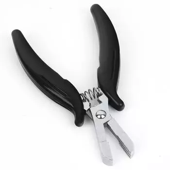 Черный мини-щипцы для микро-нано-колец для наращивания волос и инструмент для снятия профессиональных наращивающих волос