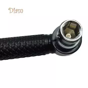 Черный мини-трещоточный ключ диаметром 1/4, отвертка, торцевые ключи, стержни, ручной инструмент с аксессуарами для бит