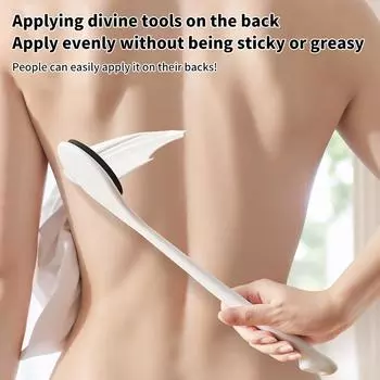 Черный многофункциональный лосьон, солнцезащитная мазь, аппликатор с длинной ручкой, очиститель для тела, щетка для душа, бесплатный аппликатор для солнцезащитного крема на спину