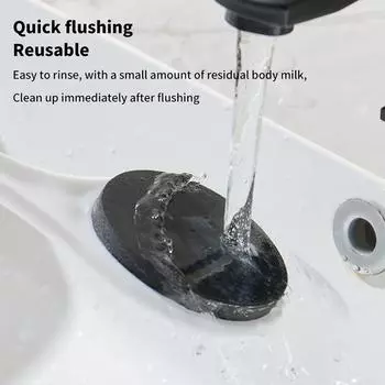 Черный многофункциональный лосьон, солнцезащитная мазь, аппликатор с длинной ручкой, очиститель для тела, щетка для душа, бесплатный аппликатор для солнцезащитного крема на спину
