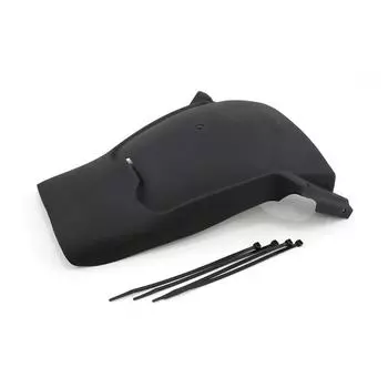 Черный мотоциклетный задний удлинитель крыла премиум-класса для эффективной защиты от брызг грязи