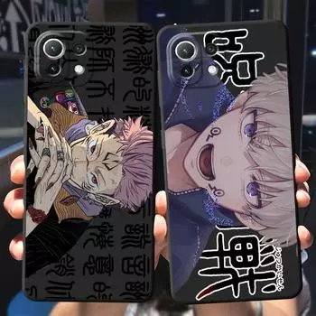 Черный мягкий чехол для телефона Samsung Galaxy S20 S23 5g Note 20 Ultra 10 Plus 8 9 S22 S21, милые чехлы с рисунком Jujutsu Kaisen Samsung Note 20