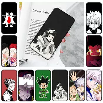 Черный мягкий чехол JW62 Hunter x Hunter для OPPO Reno 8 6 5 4 Pro Plus Find X3 A17 A3 A31 A38 A40 A53 A54 A55 A74 A76 A78 A77 A80 A94 A95 A96 Lite OPPO A96 5G серый