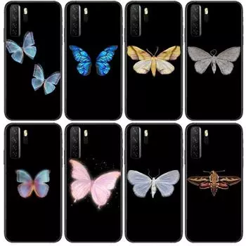 Черный мягкий чехол с красивым рисунком бабочки Пух для Huawei Nova 8 7 6 SE 5T 7i 5i 5Z 5 4 4E 3 3i 3E 2i Pro, чехол для телефона Huawei Nova 3