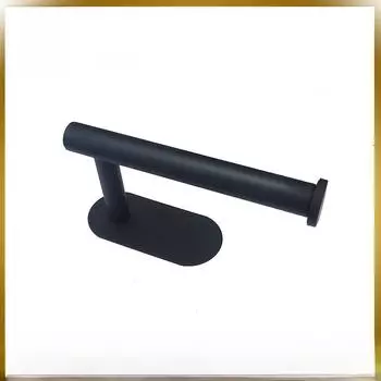 Черный настенный держатель для бумажных полотенец из нержавеющей стали без проколов