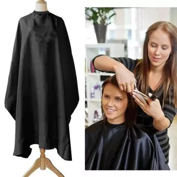 Черный парикмахерский фартук для парикмахера, профессиональный салонный цирюльник, накидка для стрижки волос белый