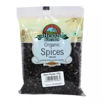 Черный перец цельный (100 г), Black Pepper, Health Fields