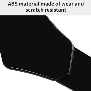 Черный передний бампер водонепроницаемый многоцелевой передний бампер автомобильный черный передний сплиттер передний подбородок спойлер для большинства чёрный