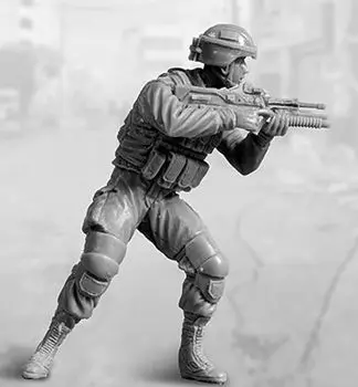 Черный пес Израильский солдат 2024 смоляной набор HAUF35259 1/35 № 1 (человек)