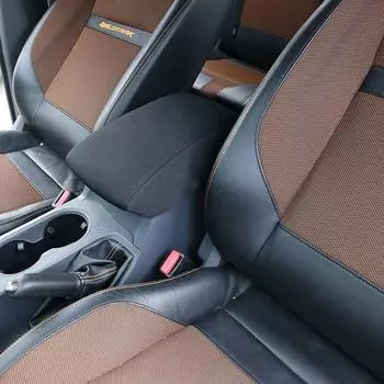 Черный подходит для Ford Ranger 2015-центральный подлокотник, защитный чехол, автомобильные аксессуары для интерьера чёрный