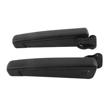 Черный подлокотник для автомобильного сиденья, пара подлокотников для автомобильного сиденья, регулируемый подлокотник, ударопрочный полиуретановый губчатый черный, универсальный для автомобилей, грузовиков