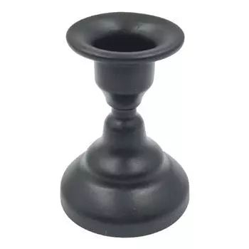 Черный подсвечник Подсвечник Аксессуары для подсвечников Золото 7,6x5,6x4,3 см золотой