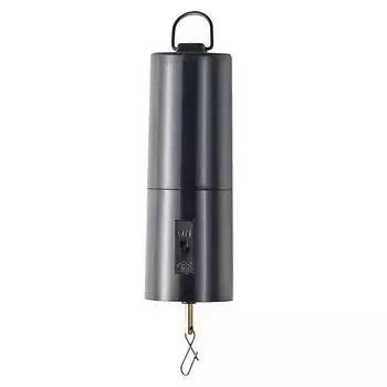 Черный подвесной мотор с питанием от батареи, вращающийся двигатель для садового ветроколеса, колокольчиков