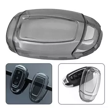 Черный прозрачный брелок Elantra Palisade с мягким клеем из ТПУ