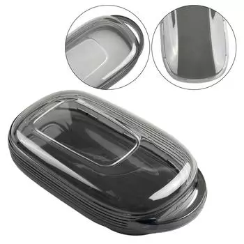 Черный прозрачный чехол для автомобильного брелока, держатель для брелока для Honda Civic 11th 2022-2023, аксессуары для интерьера CHINA