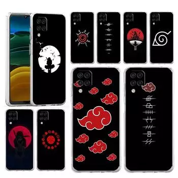 Черный прозрачный чехол с изображением Наруто Итачи для Samsung Galaxy A52 A12 A51 A32 A71 A21s A32 A31 A72 M11, оригинальный чехол для телефона, сумка Samsung A01