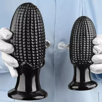 Черный ПВХ большой анальный дилдо фистинг мастурбатор секс игрушка 18+ большой член имитация пениса S