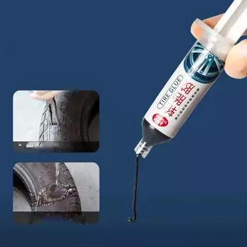 Черный ремонт шин Мгновенный жидкий прочный резиновый клей Износостойкий резиновый некоррозионный клей Автомобильный клей Мгновенный прочный инструмент